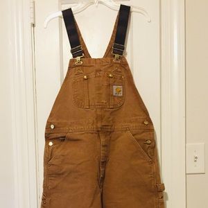 Carhartt Duck Bib Overall/Unlined R01
